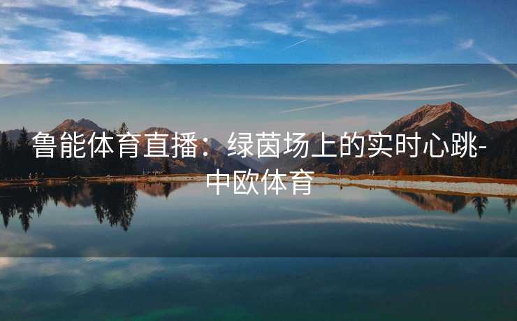 鲁能体育直播：绿茵场上的实时心跳-中欧体育