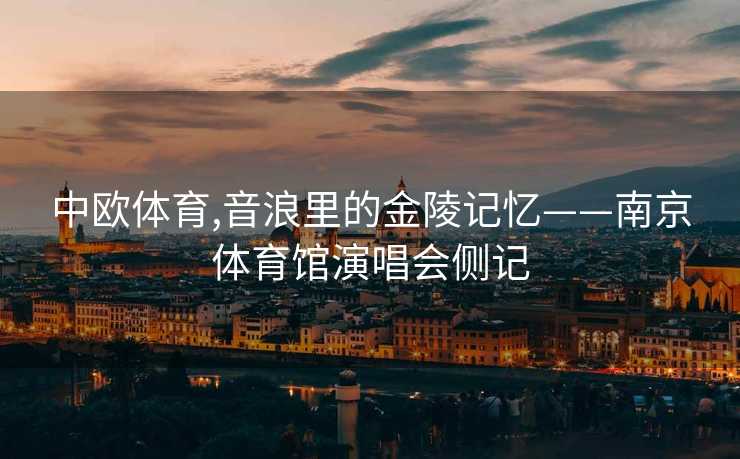 中欧体育,音浪里的金陵记忆——南京体育馆演唱会侧记