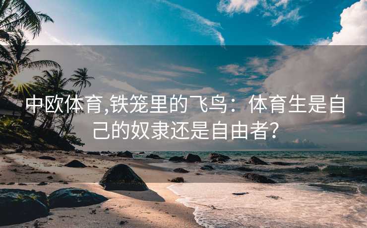 中欧体育,铁笼里的飞鸟：体育生是自己的奴隶还是自由者？